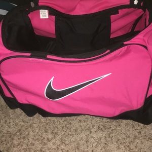 Pink nike bag